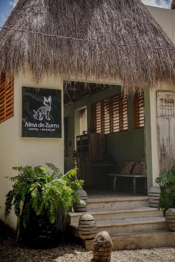 Alma De Zorro Hotell Bacalar Eksteriør bilde