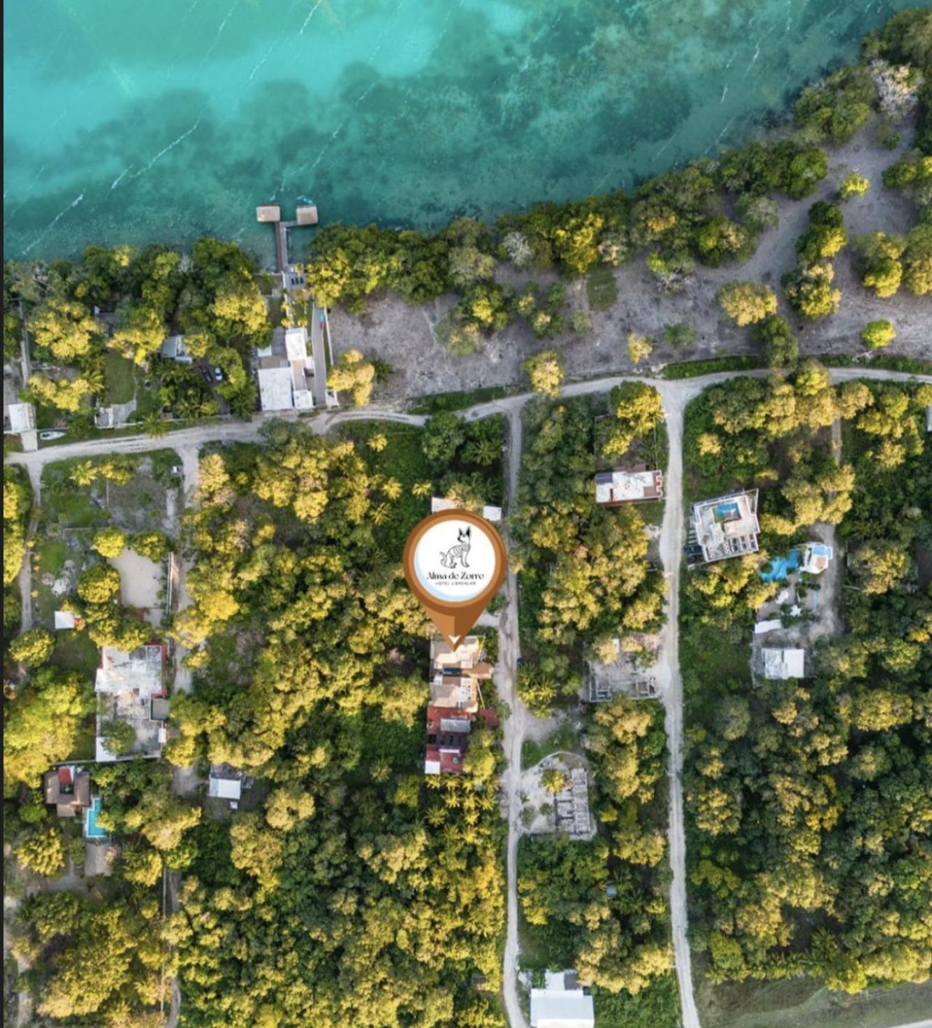 Alma De Zorro Hotell Bacalar Eksteriør bilde
